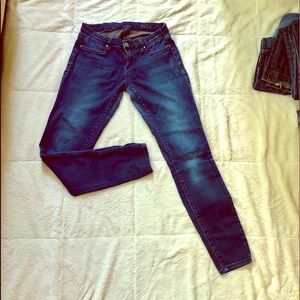 Blank NYC 27 skinny blue jeans